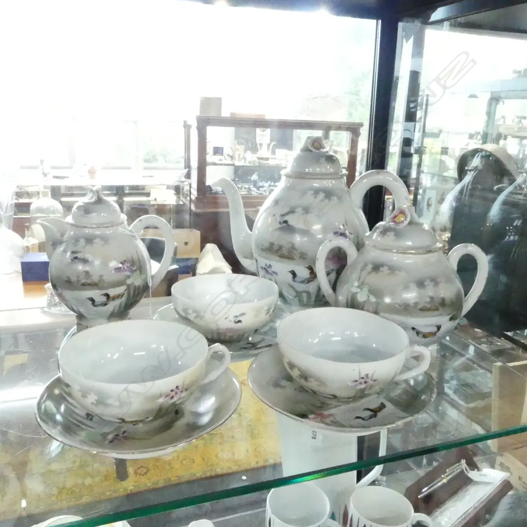 3 PLACE JAPANESE TEA SERVICE  Image 1++