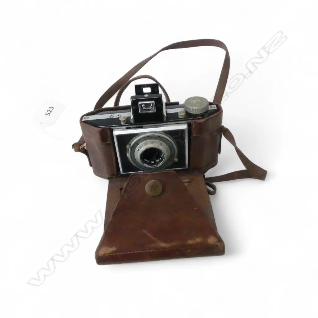 VINTAGE LEATHER KODAK BANTAM CAMERA Image 1++