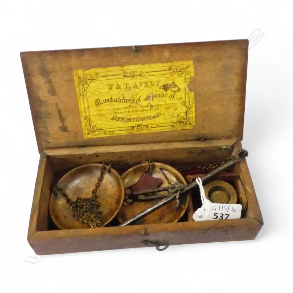 ANTIQUE SCALES, BOXED Image 1++