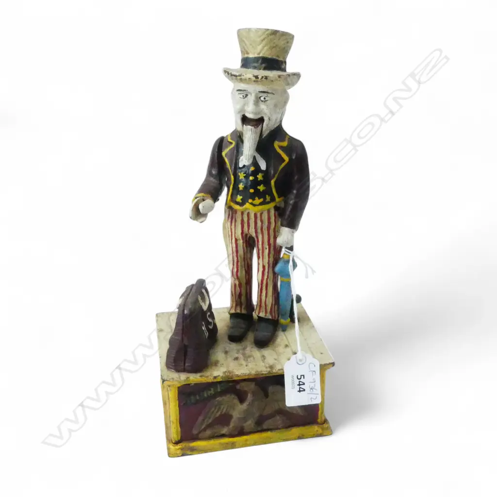 UNCLE SAM CAST IRON MONEY BOX H.280mm Image 1++