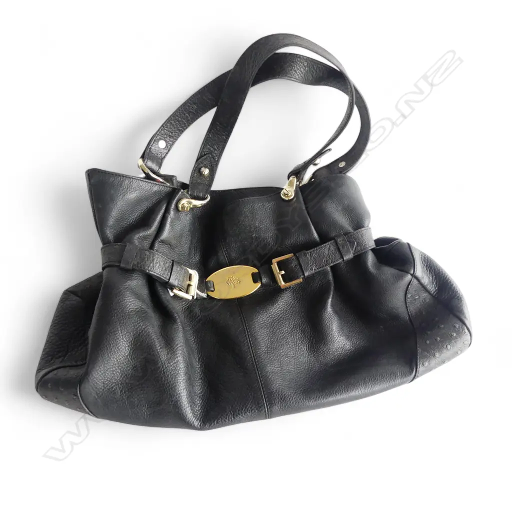 MULBERRY BLACK LEATHER BAG Image 1++