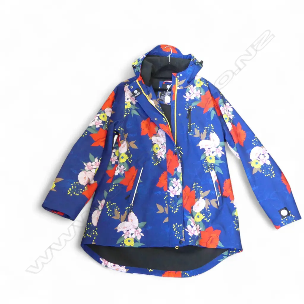 SCRIBBLER BRAND WOMEN'S MULTI COLOURED FLEECE LINED JACKET, SIZE XL Image 1++