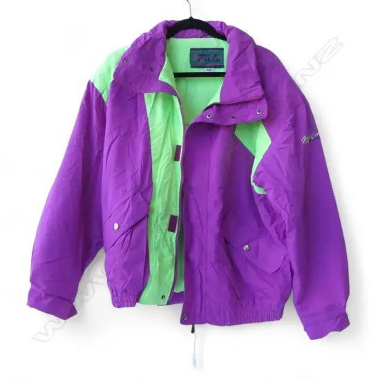 FILA BRAND FLURO PUFFER JACKET, SIZE L MENS?