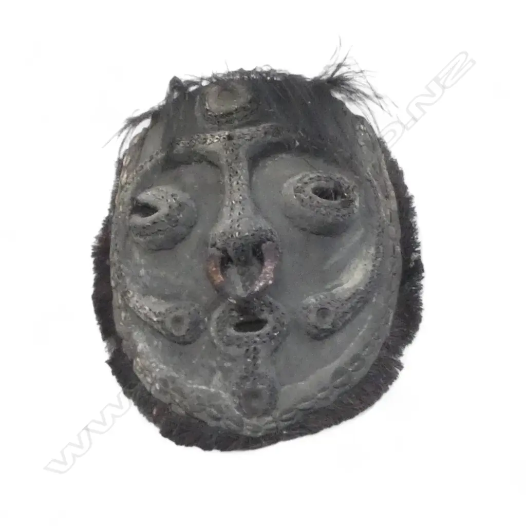 MASK WITH SHELL INLAY, YUAT RIVER, PAPUA NEW GUINEA Image 1++