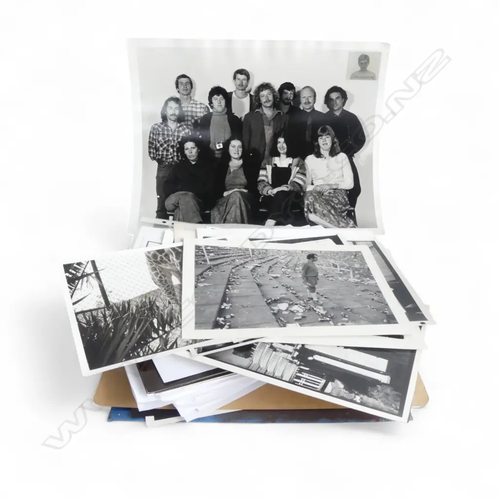 ASST. PHOTOGRAPH PRINTS EX WILLIAM MAIN COLLECTION; WELLINGTON 1970s, CONTACT SHEETS ETC Image 1++