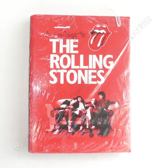 ACCORDING TO THE ROLLING STONES BOOK IN PLASTIC SEAL, 2003 1st Ed.