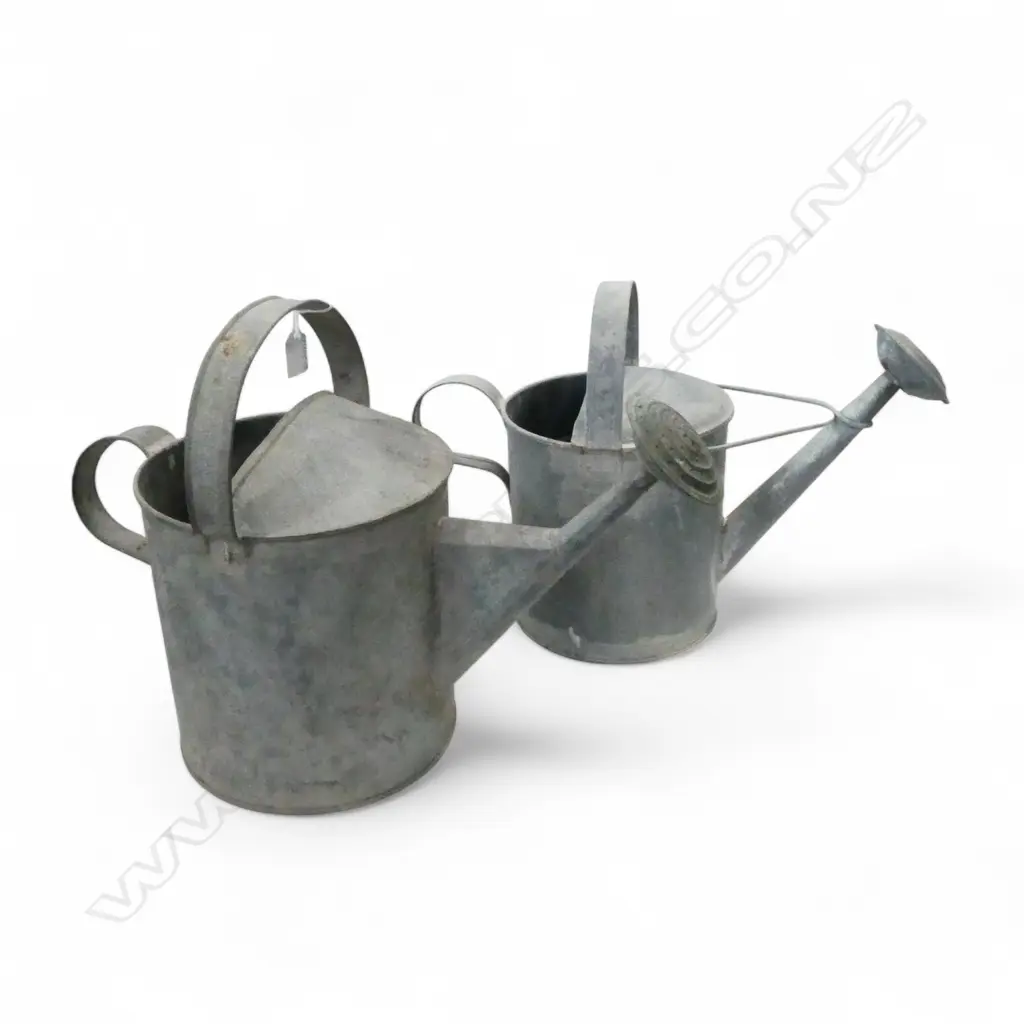 2 N.Z. MADE WATERING CANS H.360mm Image 1++