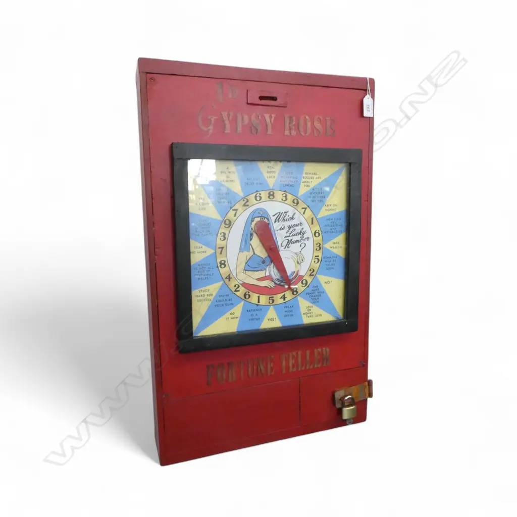 MODERN VINTAGE STYLE WALL GAME 'GYPSY ROSE FORTUNE TELLER' H.645mm Image 1++