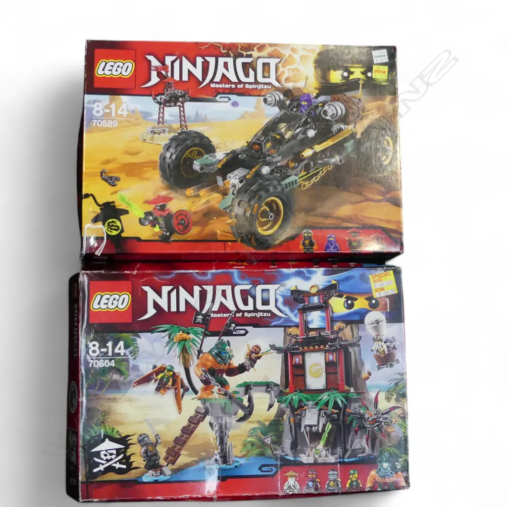 2 NINJAGO LEGO SETS incomplete? Image 1++
