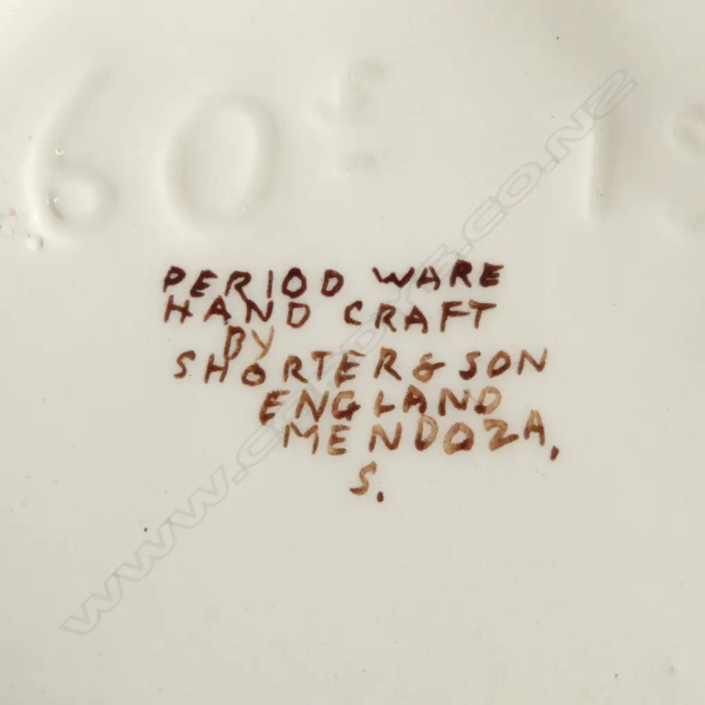 WEST GERMAN DISH 300mm dia, SHORTER & SONS PERIOD WARE BOWL 310mm dia Image 1++