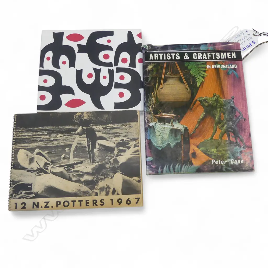 3 NZ POTTERY BOOKS; 12 POTTERS 1967, CARPAY, PETER CAPE Image 1++