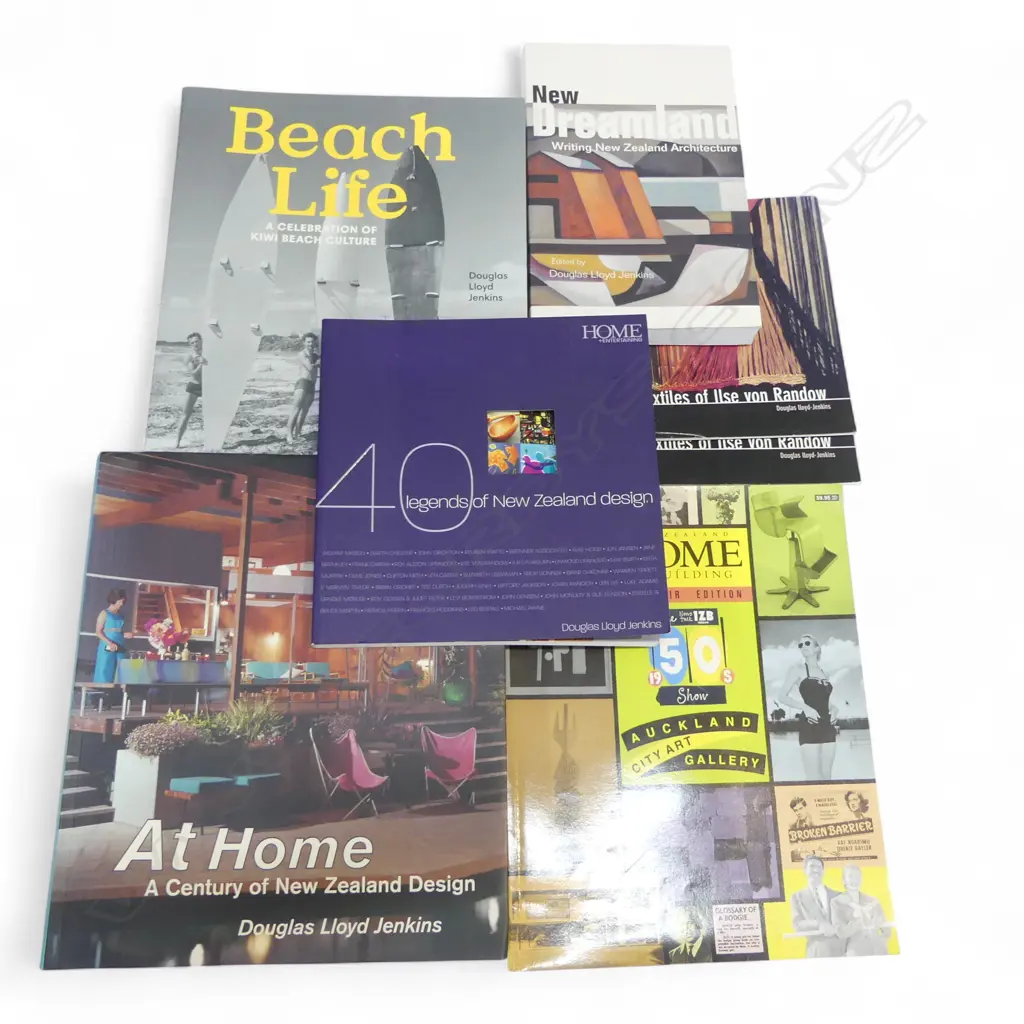 6 DOUGLAS LLOYD JENKINS NZ ART & ARCHITECTURE BOOKS Image 1++