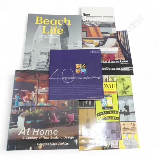 6 DOUGLAS LLOYD JENKINS NZ ART & ARCHITECTURE BOOKS