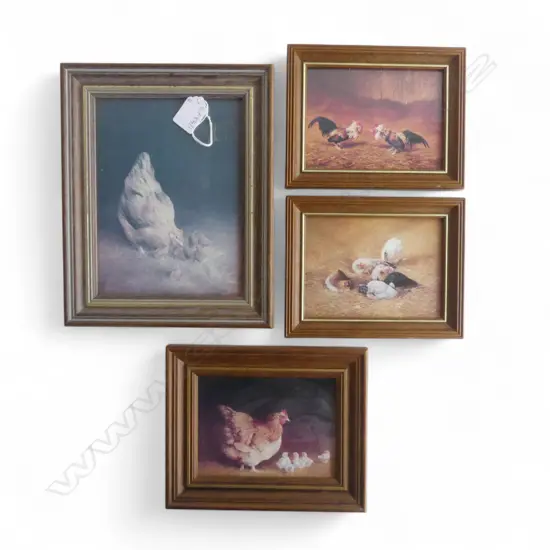 4 BEV TAYLOR PRINTS INLC. 'KEEPING CLOSE TO MUM' SIGNED VERSO 1991 200x150mm