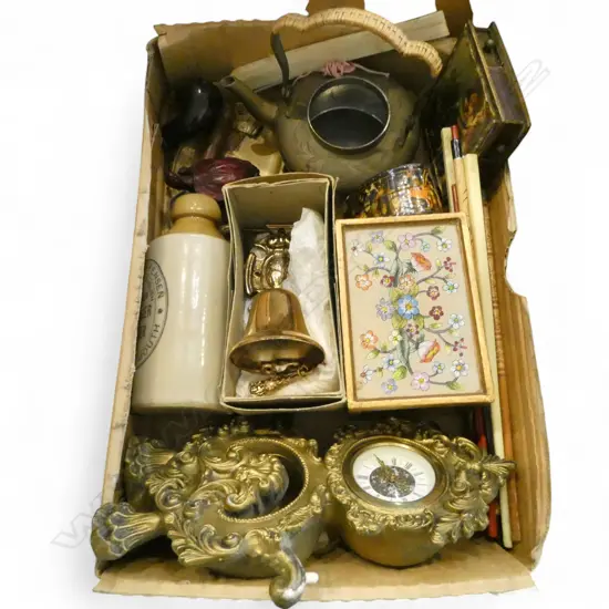 ASST. COLLECTABLES Incl. CLOCK STONEWARE, etc