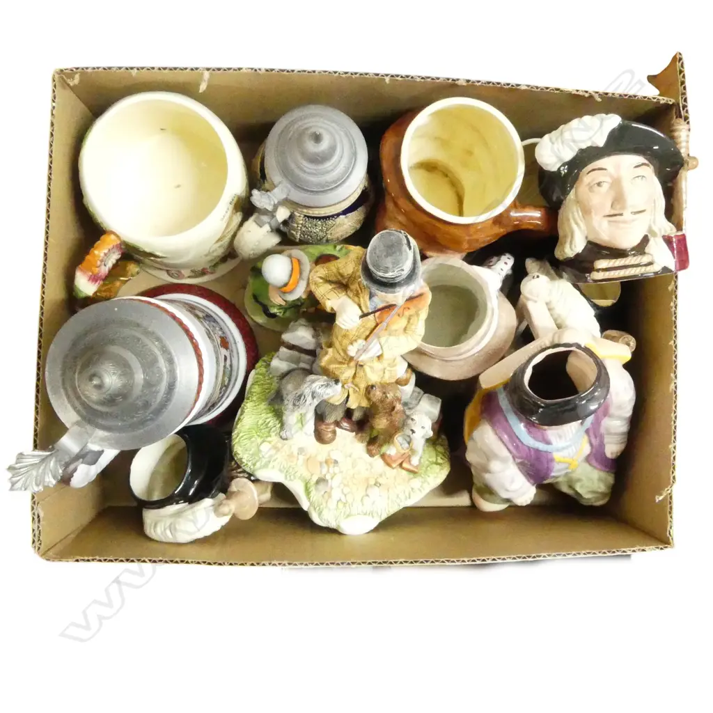ASST. TOBY/CHARACTER JUGS etc INCLUDING HENRY VIII Image 1++