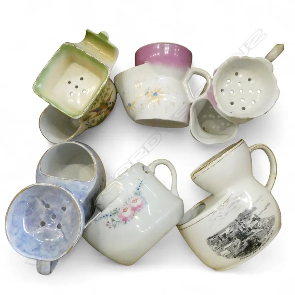 6 VINTAGE SHAVING MUGS  Image 1++