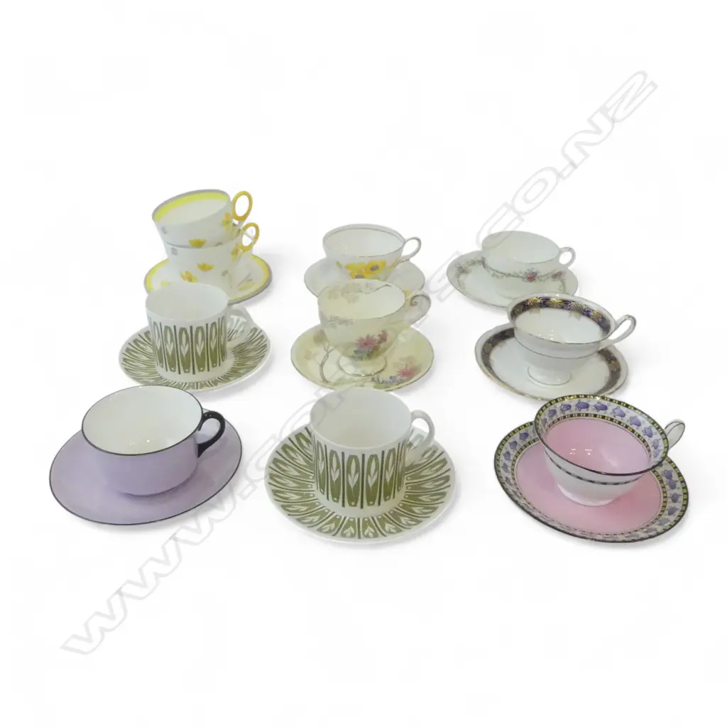 10 SHELLEY CHINA C/S MIXED PATS Image 1++