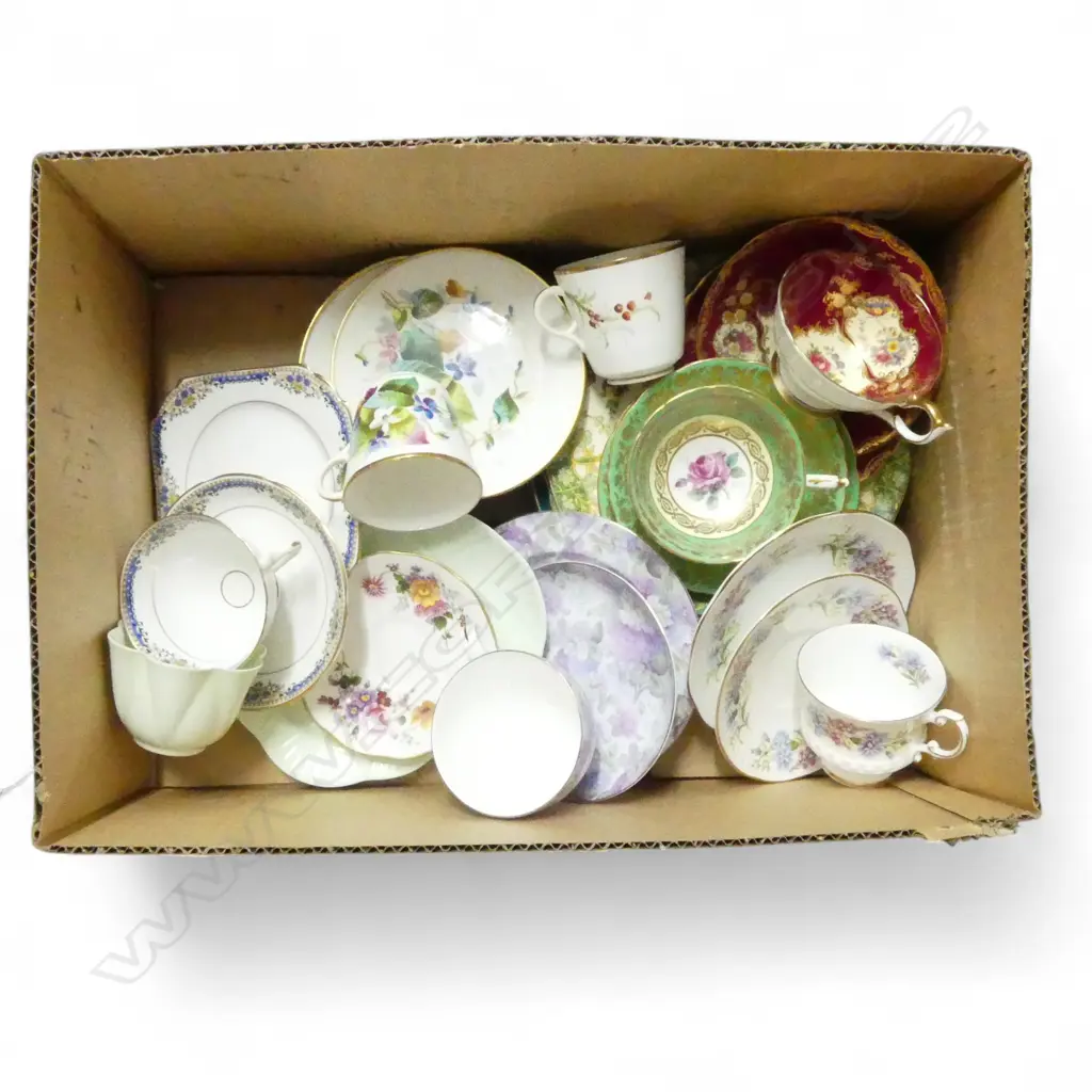 ASST. CHINA TRIOS etc Incl. AYNSLEY, PARAGON, etc Image 1++