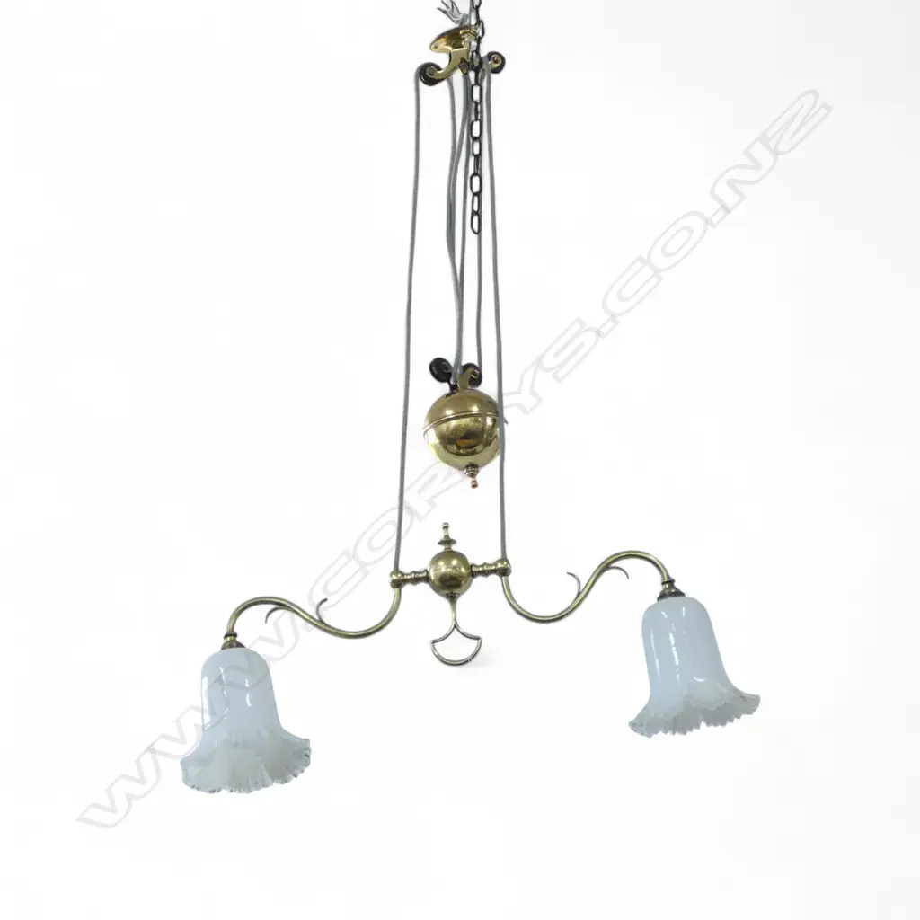 RISE & FALL BRASS LIGHT W.620mm Image 1++