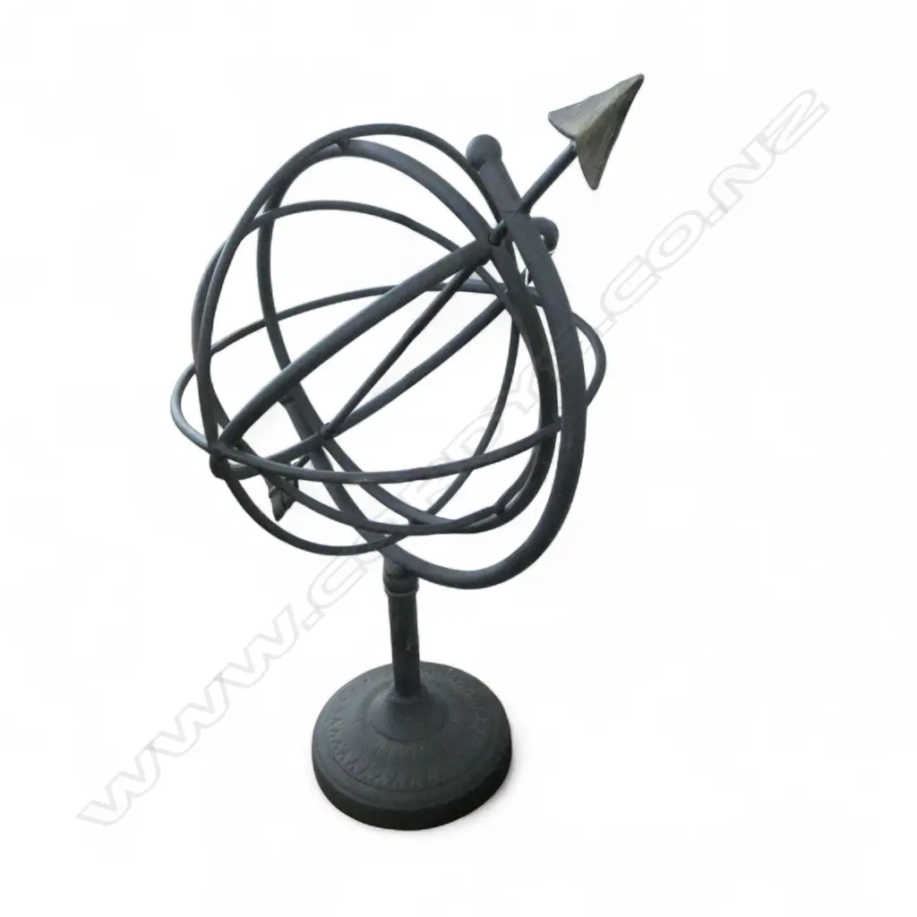 DECORATIVE METAL ARMILLARY H.550mm Image 1++