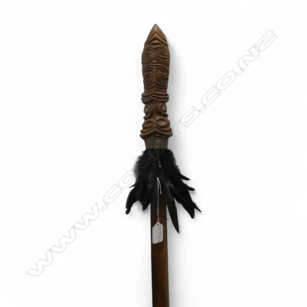 CARVED MAORI TAIAHA Image 1++