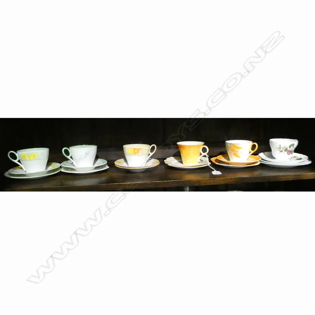  6 SHELLEY CHINA CSPS MIXED PATS Image 1++