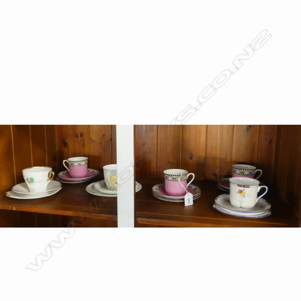 6 SHELLEY CHINA CSPS MIXED PATS Image 1++