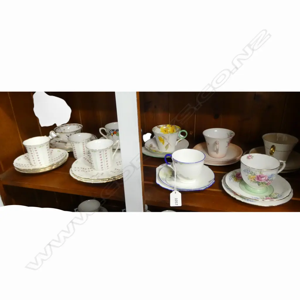 10 SHELLEY CHINA CSPS MIXED PATS Image 1++