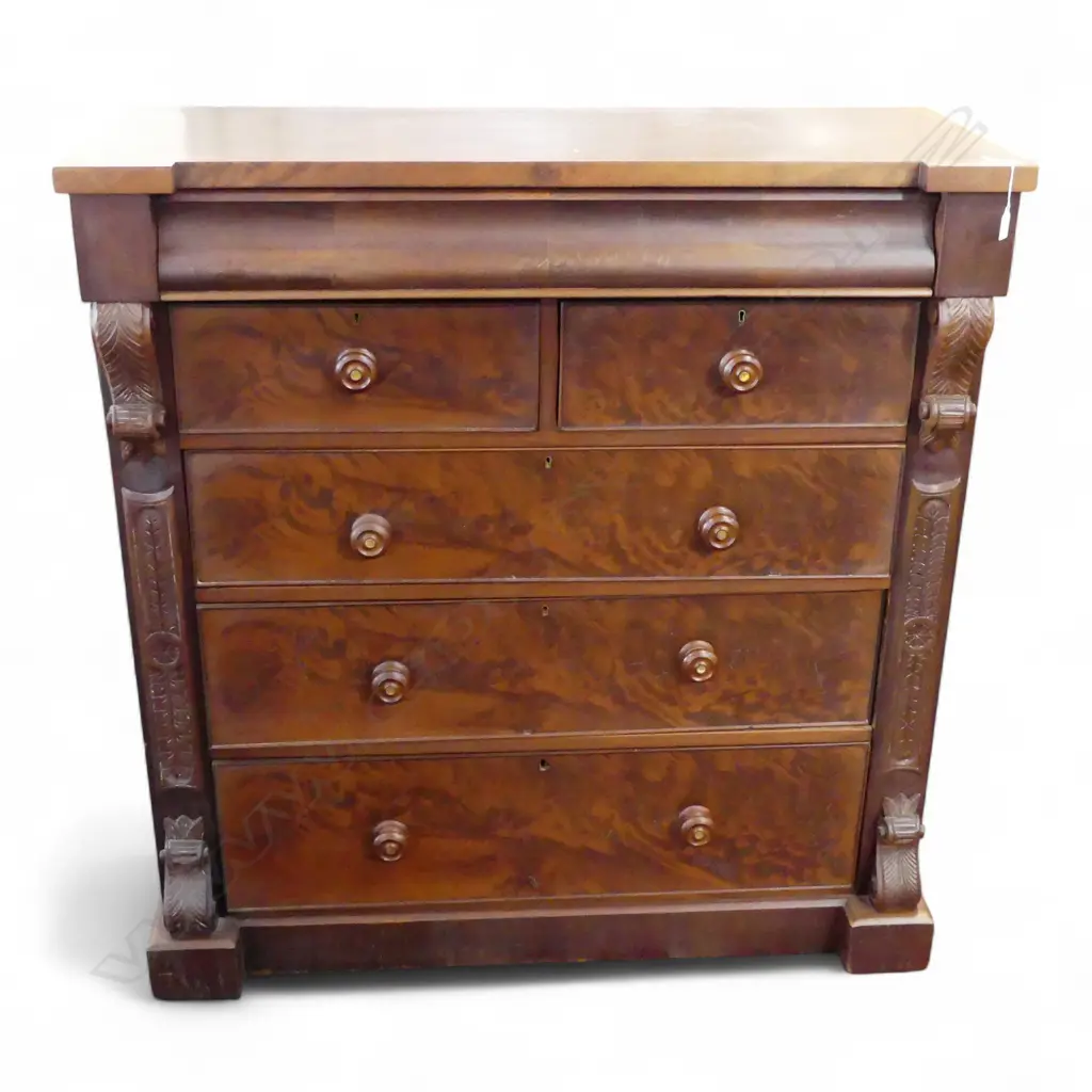 CHEST OF DRAWERS 1200x500x1260mm veneer faults Image 1++