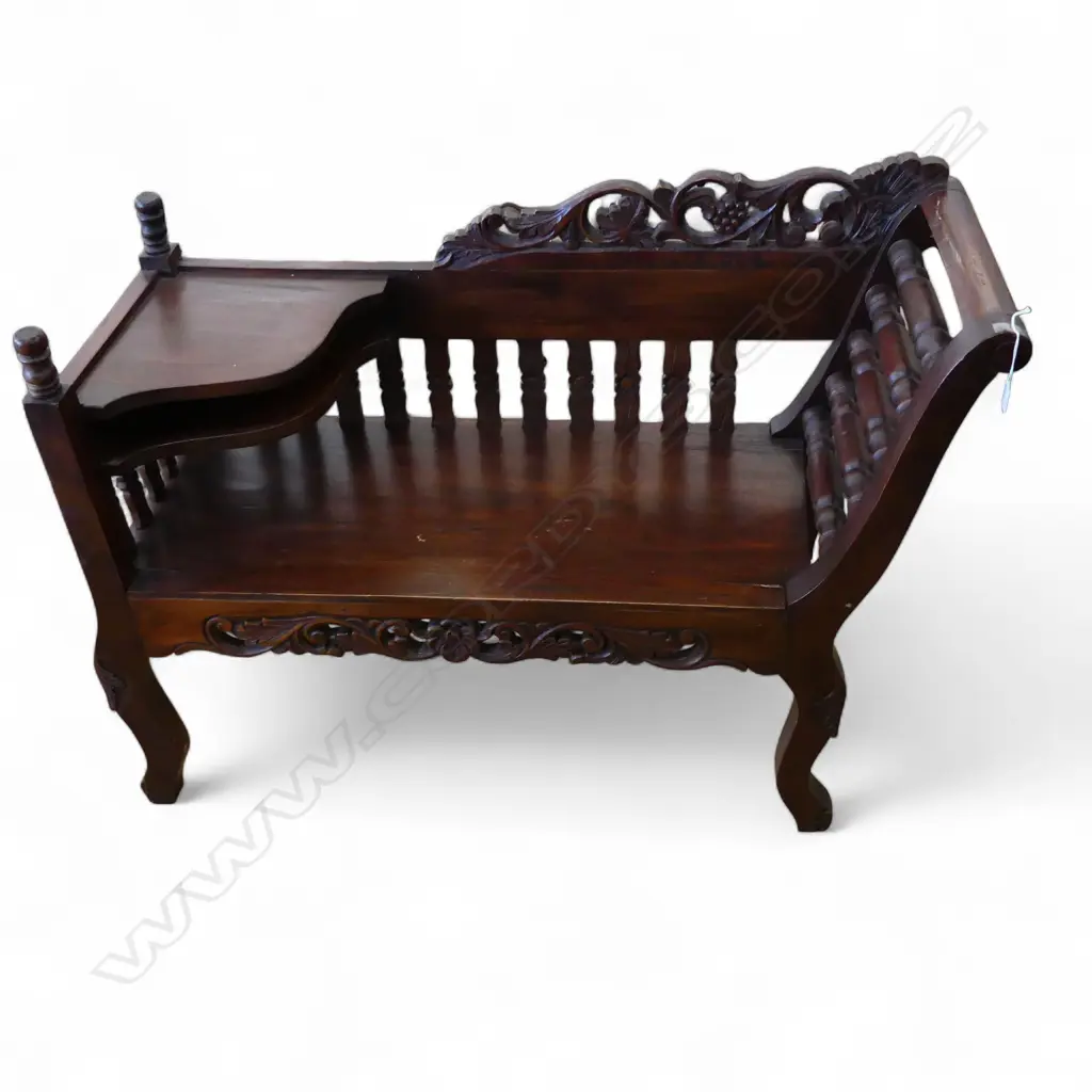 INDONESIAN TELEPHONE BENCH 1200x450x890mm Image 1++