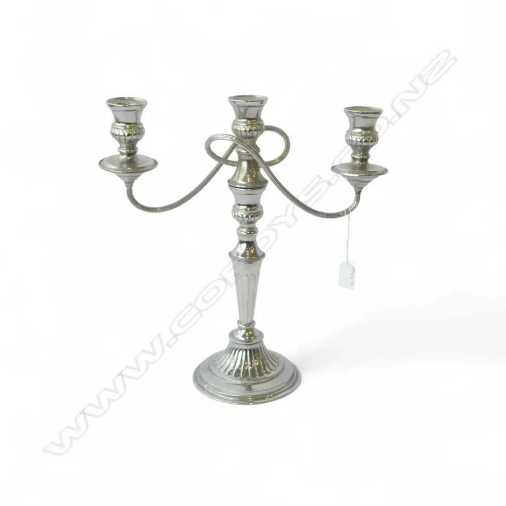 HAND CHASED EP CANDELABRA H.370mm Image 1++