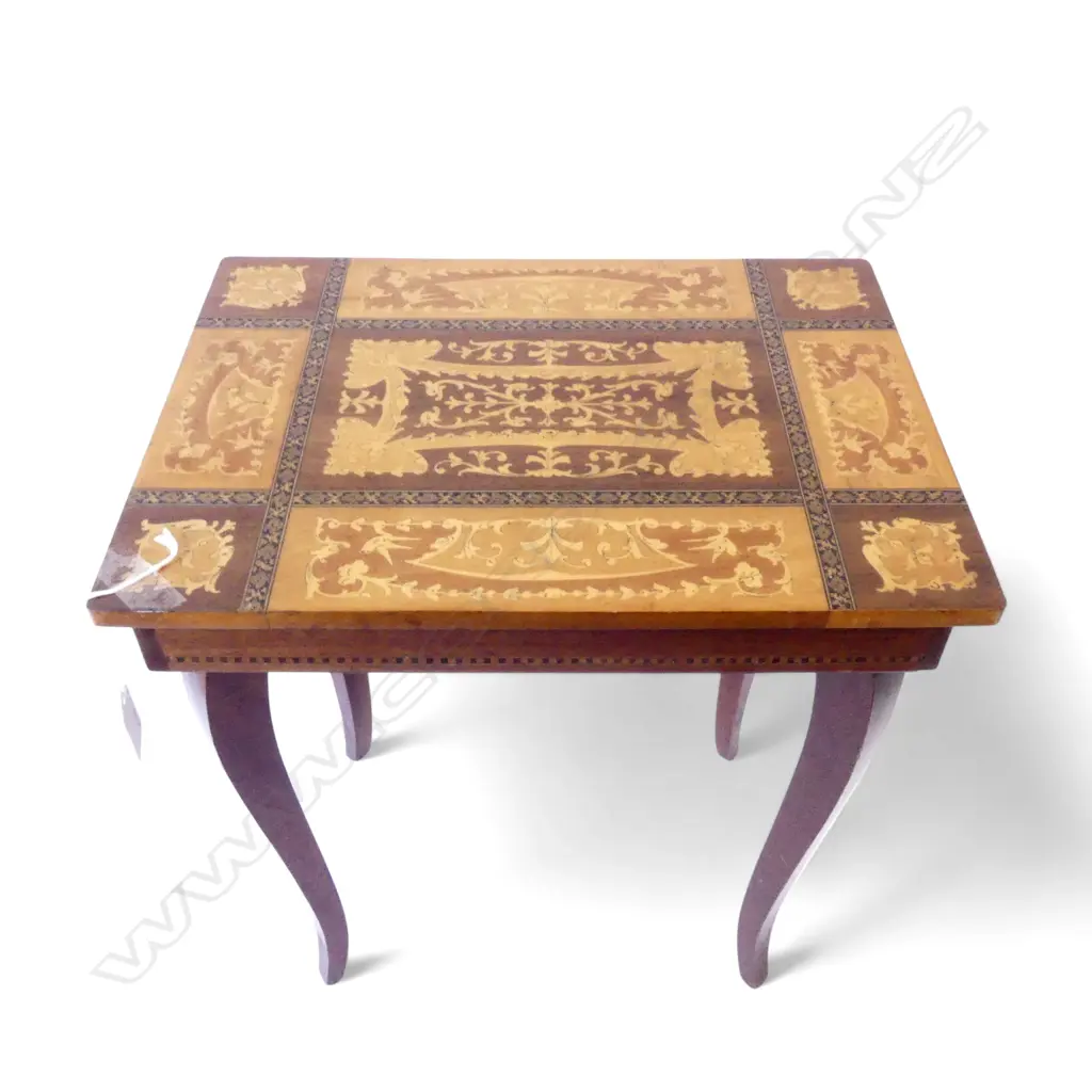 SERRENTO INLAID MUSICAL TABLE W.370mm Image 1++