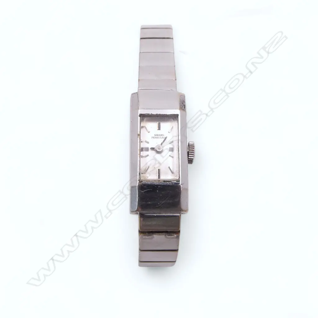 VINTAGE GIRARD PERRAGAUX  LADIES WRISTWATCH. Running Image 1++