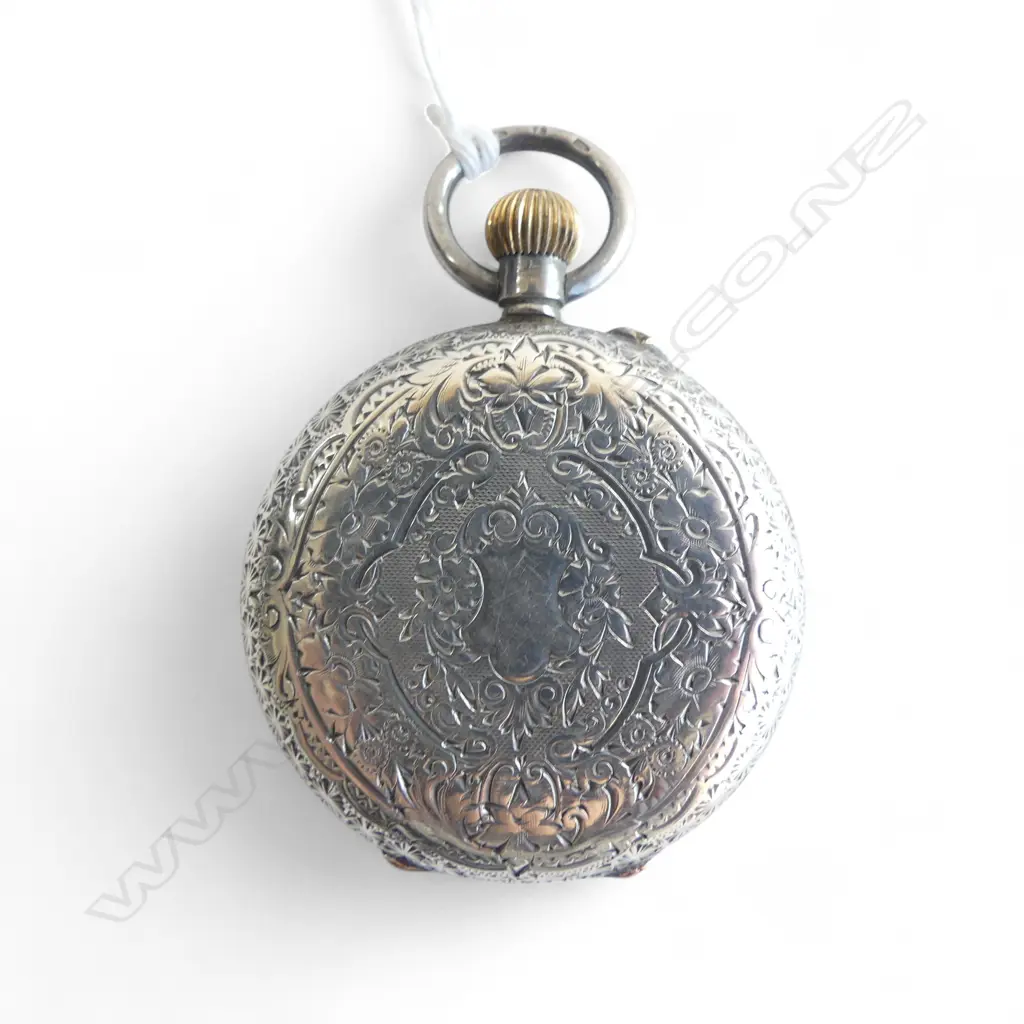 935 SILVER POCKET WATCH, 47gms Image 1++