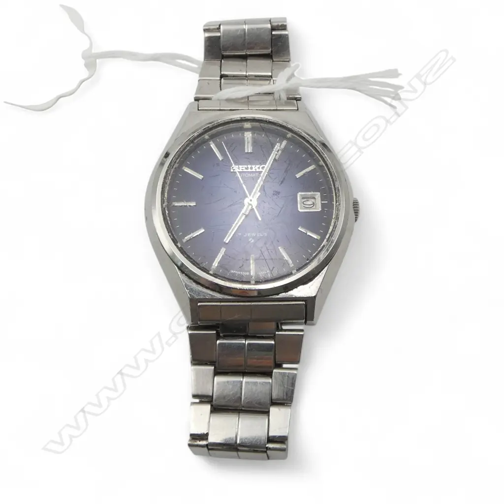 VINTAGE SEIKO 17jewel AUTOMATIC GENT'S WRISTWATCH. Running. Image 1++