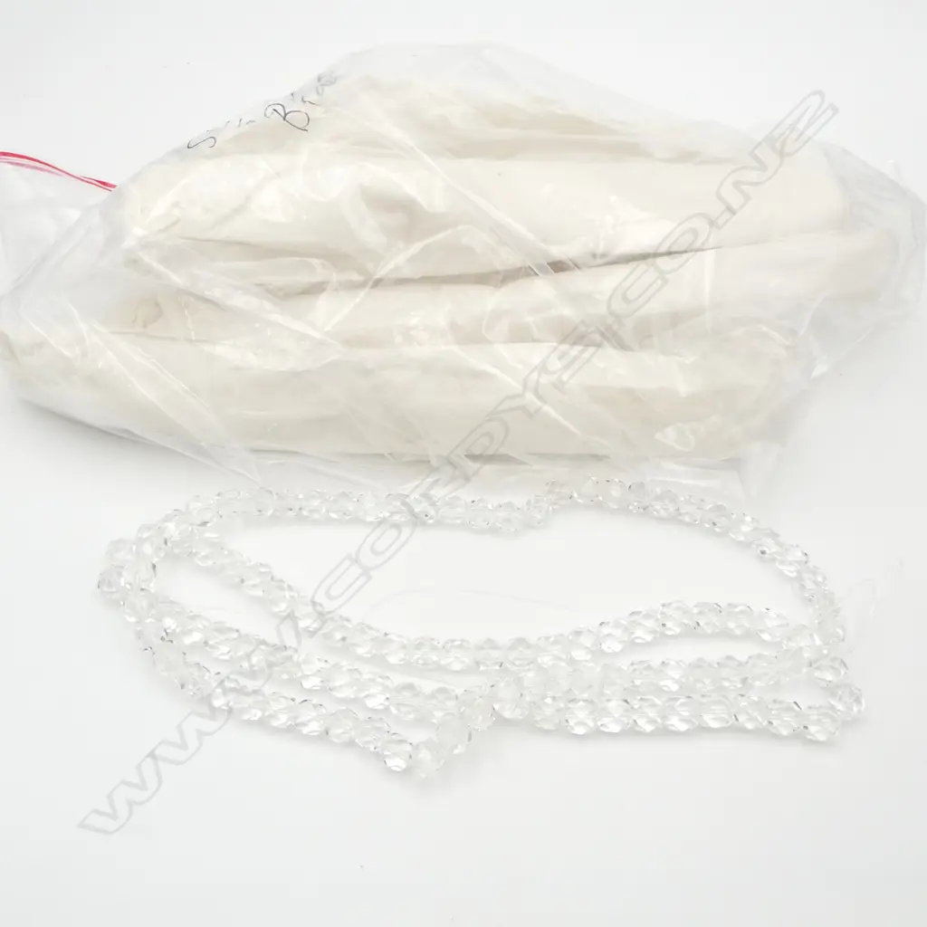 10 STRANDS STRUNG CRYSTAL BEADS, NO CLASPS, 9mm Image 1++