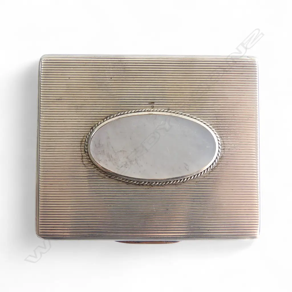 STG/ MOP/ GOLD CIGARETTE CASE LONDON 1935 117gms Image 1++