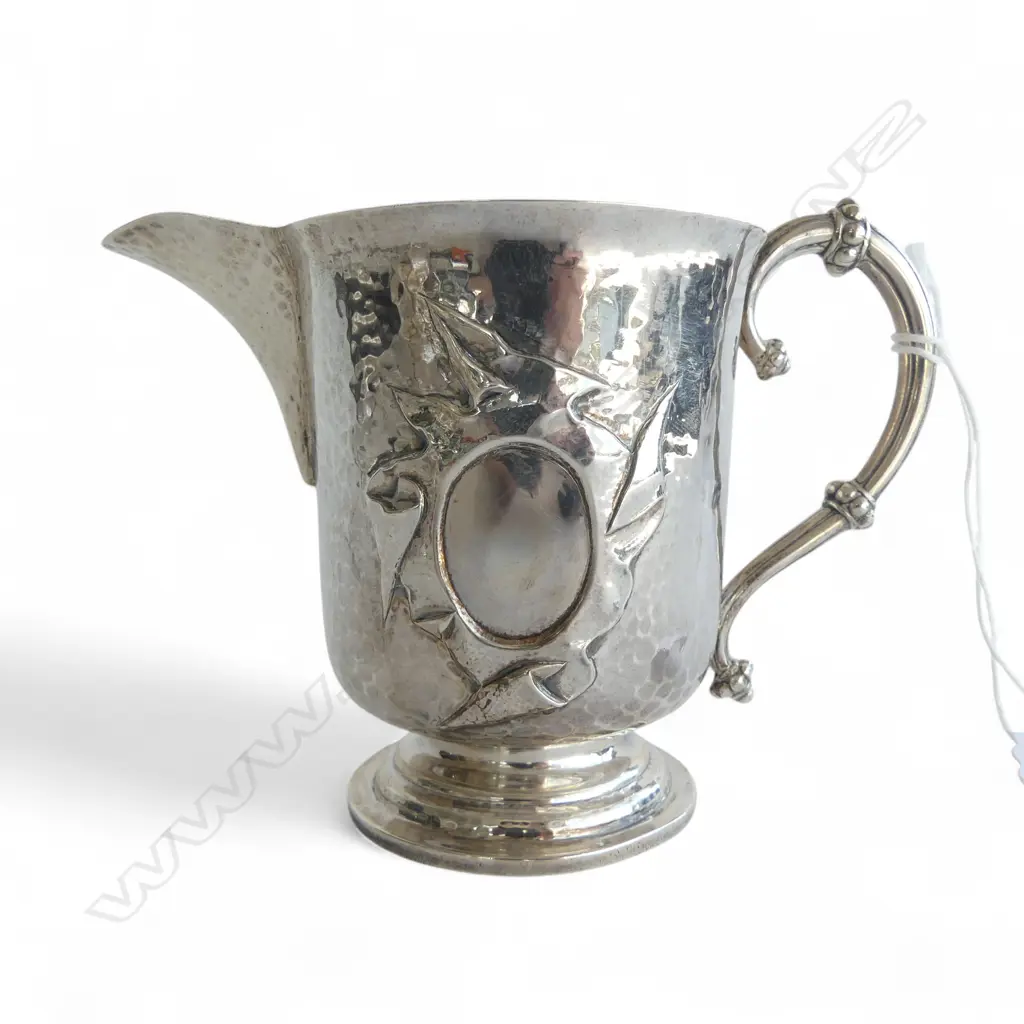 STG SILVER CREAM JUG, LONDON 1902, 156gms Image 1++