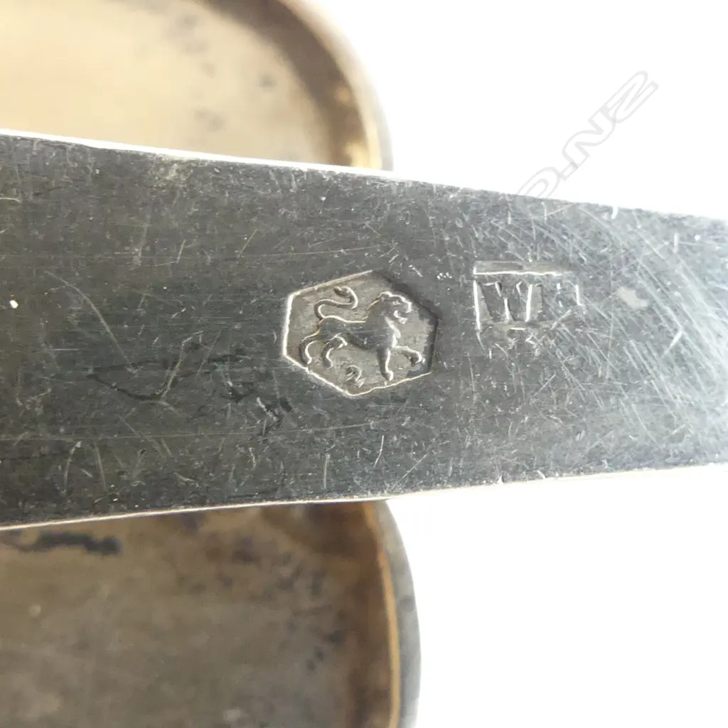 19thC DUTCH SILVER CHATELAINE SCISSORS on chain with clip Image 1++