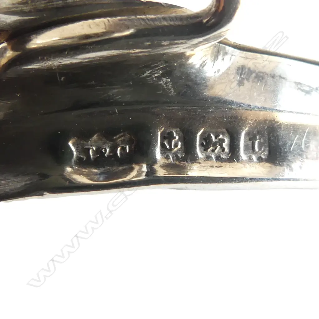 EDWARDIAN SILVER PURSE with finger ring & chains. Birmingham 1905 Image 1++