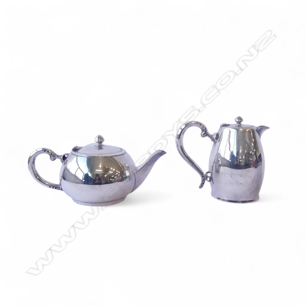  WATERHOUSE PLATE EP TEAPOT + WATER JUG H.150mm Image 1++