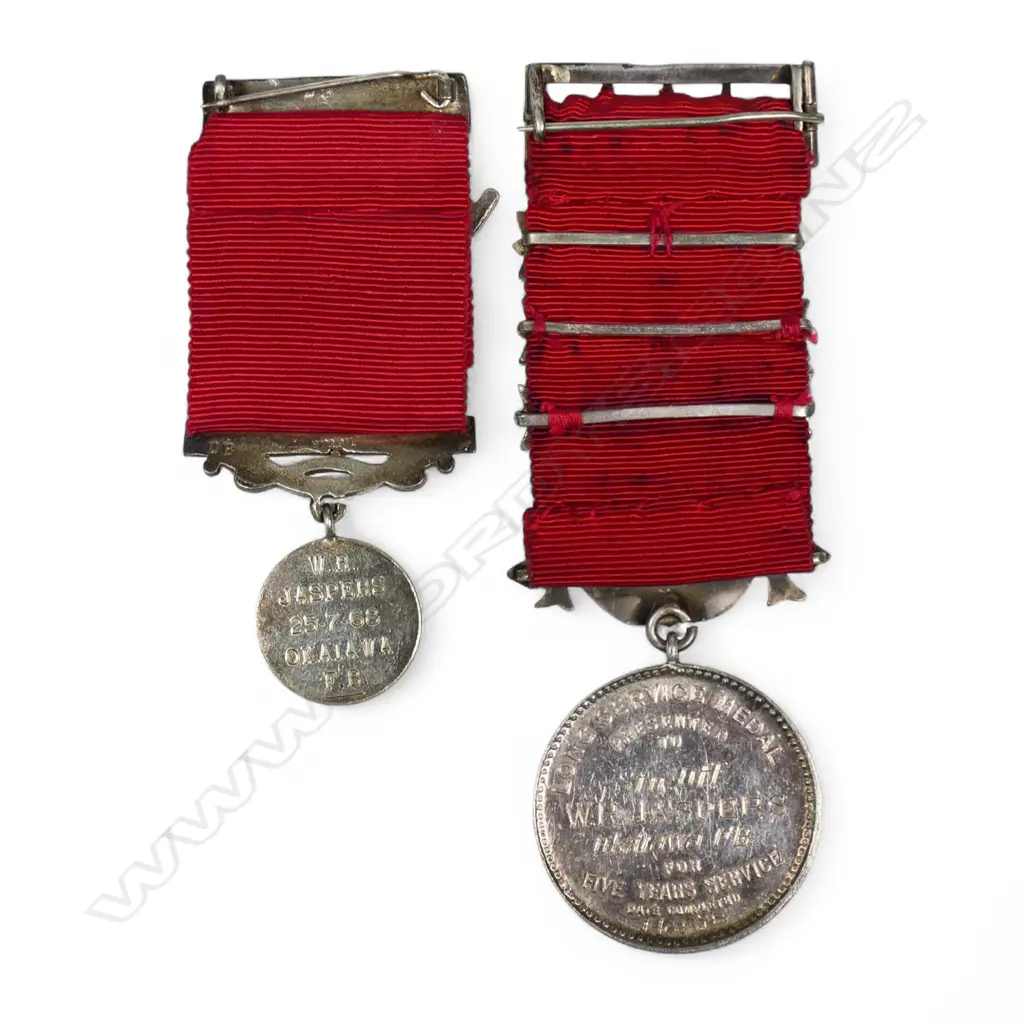 Anton Teutenberg & David Butcher UFBA medals to W.R. Jaspers (Okinawa), Image 1++