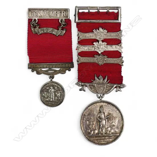 Anton Teutenberg & David Butcher UFBA medals to W.R. Jaspers (Okinawa),