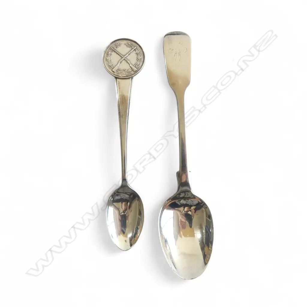 2 S/SILVER TEASPOONS 44GMS Image 1++