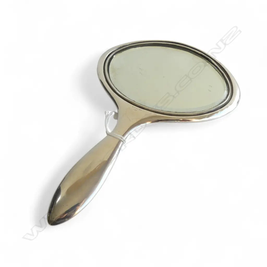 STG SILVER HAND MIRROR 255x170mm Image 1++