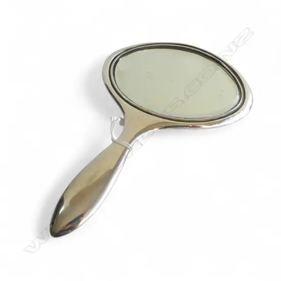STG SILVER HAND MIRROR 255x170mm