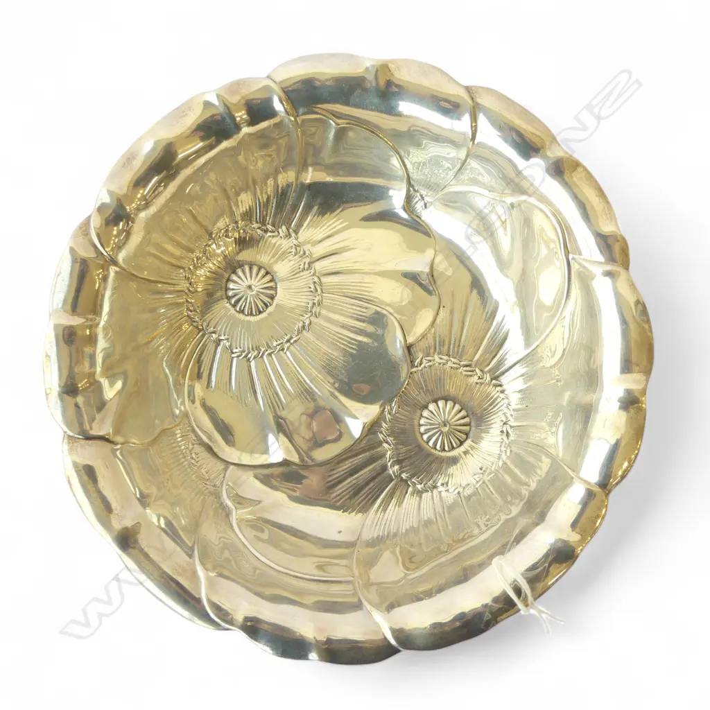 WALLACE STERLING SILVER BOWL #123 255mm dia, 415gms Image 1++