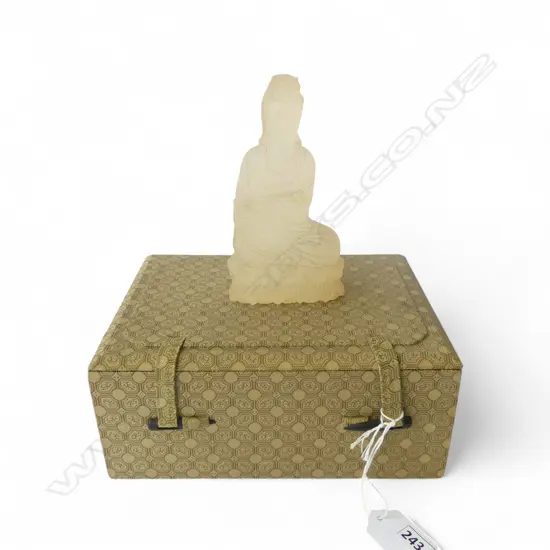 ORIENTAL FROSTED GLASS? BUDDHA H.130mm, BOXED