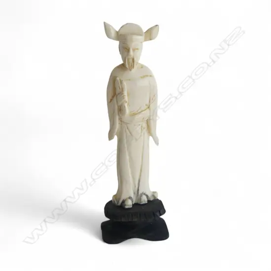 CARVED IVORY CHINESE FIGURE H120MM